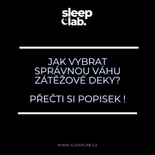 IDEÁLNÍ VÁHA DEKY?🤔 Váha deky by se měla odvíjet od váhy Vašeho těla. Obecně platí, že by deka měla vážit 10-15% Vaší...