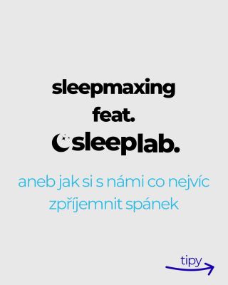 Spánkem strávíme třetinu života, zpříjemněte si ho s námi. Koukejte 👆co Vám pomůže!